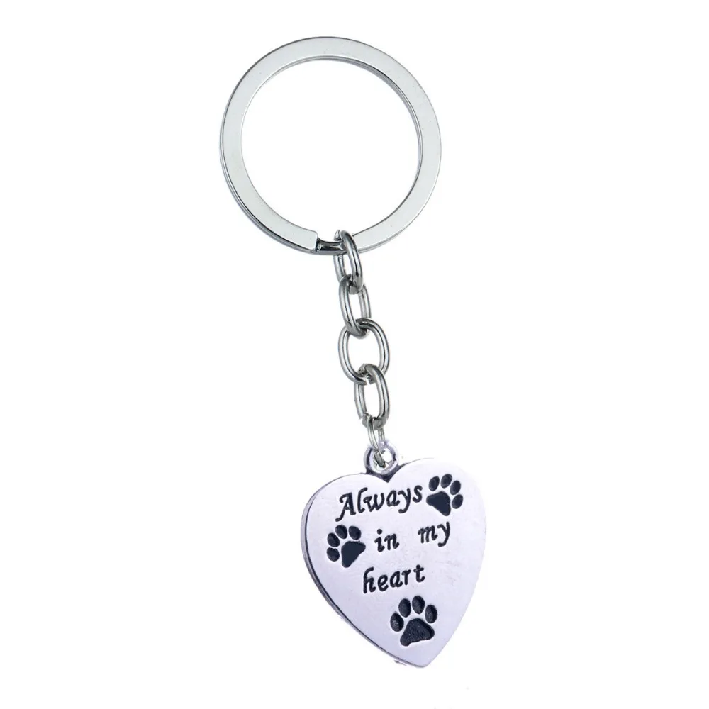 Брелок для ключей с принтом всегда в моем сердце|men key chain|keyring keychainkeychain charms |
