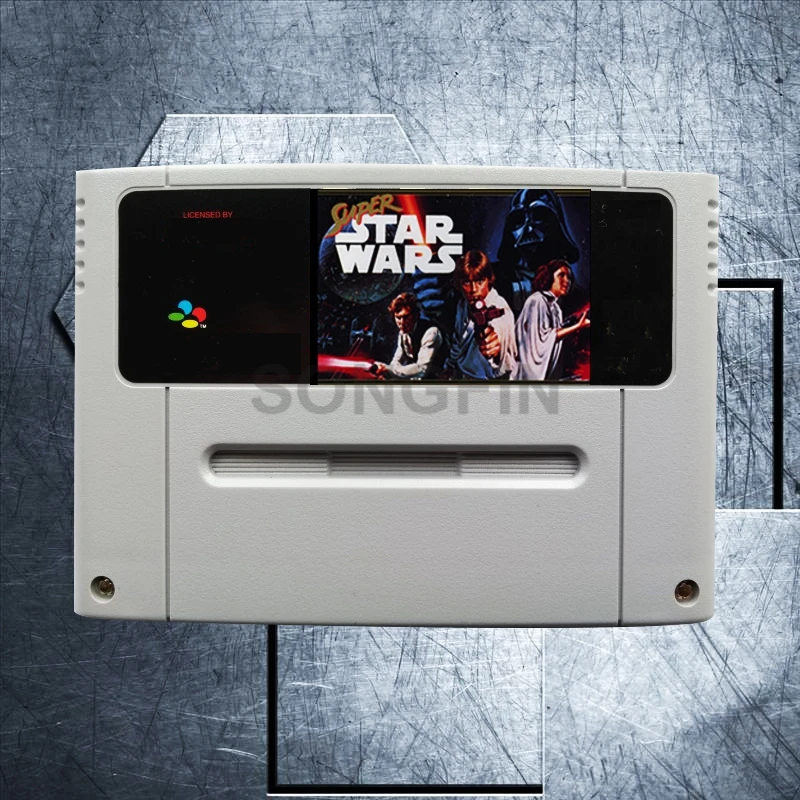 

Super Star Wars 16 Bit Big Gray Game Cartridge for PAL/EUR Version Game Console