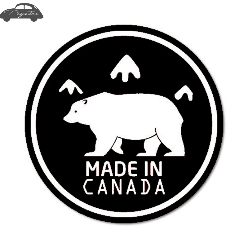 Pegatina Made in Canada Decal Sticker Car Window Vinyl Decal Funny Poster Motorcycle