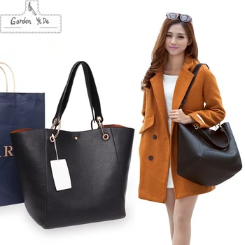 

Luxury Brand Bucket Bags 2019 Famous Designer Women's Leather Handbags High Quality Tote Shoulder Large Capacity Messenger Bags