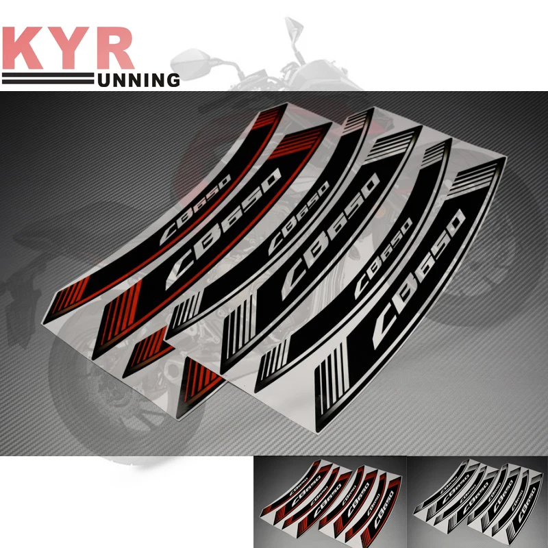 

8 X CUSTOM INNER RIM DECALS WHEEL STICKERS STRIPES STRIPS SPECIALS FIT HONDA CB650 F CB650F CB 650