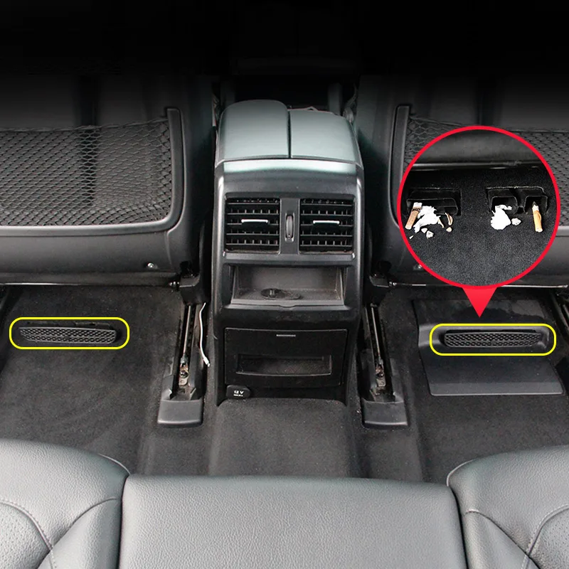 Фото Вентилятор заднего кондиционера розетки с отделкой для Mercedes Benz ML350 320 2012 GLE W166 купе C292 GLS GL X166 amg аксессуары №4