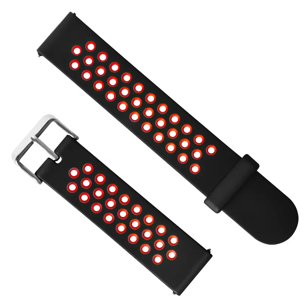 

GENBOLI Watch Bands For Huami AMAZFIT Fashionable Dual Colors Breathable Air Hole Smart Silicone Replacement Strap Band Suitable