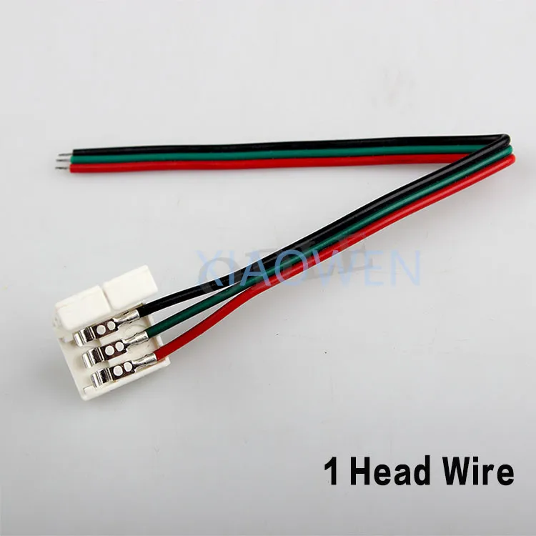 3pin 5 шт./лот 10 мм разъем для одноцветной светодиодной ленты ws2811 ws2812B два разъема