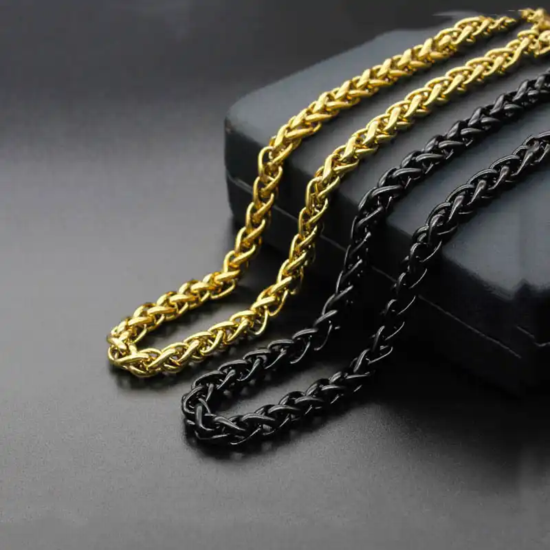Black Rope Chain Necklace Online, 57 