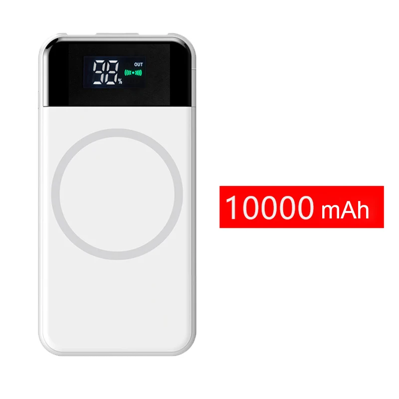 10000mAh wireless Power Bank Dual USB wireless charger for iPhone portable Mini Powerbank extrenal battery with LED Flashlight 10000mAh wireless Power Bank Dual USB wireless charger for iPhone portable Mini Powerbank extrenal battery with LED Flashlight