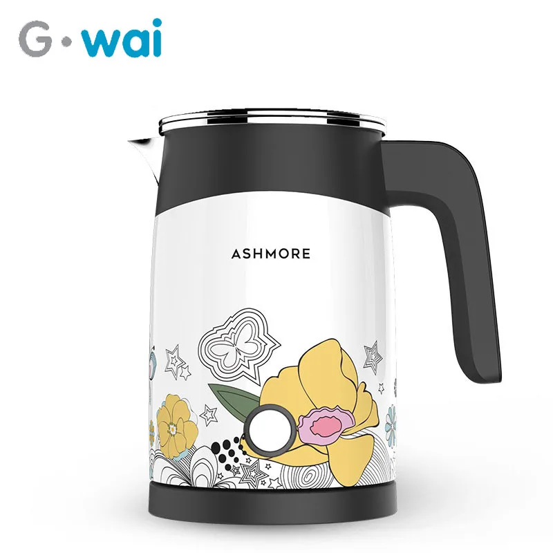 

110-220V Mini Automatic Portable Electric Kettle Constant Temperature Stainless Steel Home Travel Smart Insulation Kettle 500ML