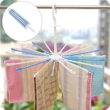 Umbels 20 клип вешалка для детей пластиковая сушилка детские пеленки стойки вращающийся ветрозащитный вешалка для полотенец клип