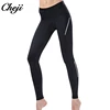 CHEJI-pantalon de cyclisme Long et rembourré en polaire pour hommes et femmes, collants chauds de cyclisme sur route, vtt, noir ► Photo 3/6