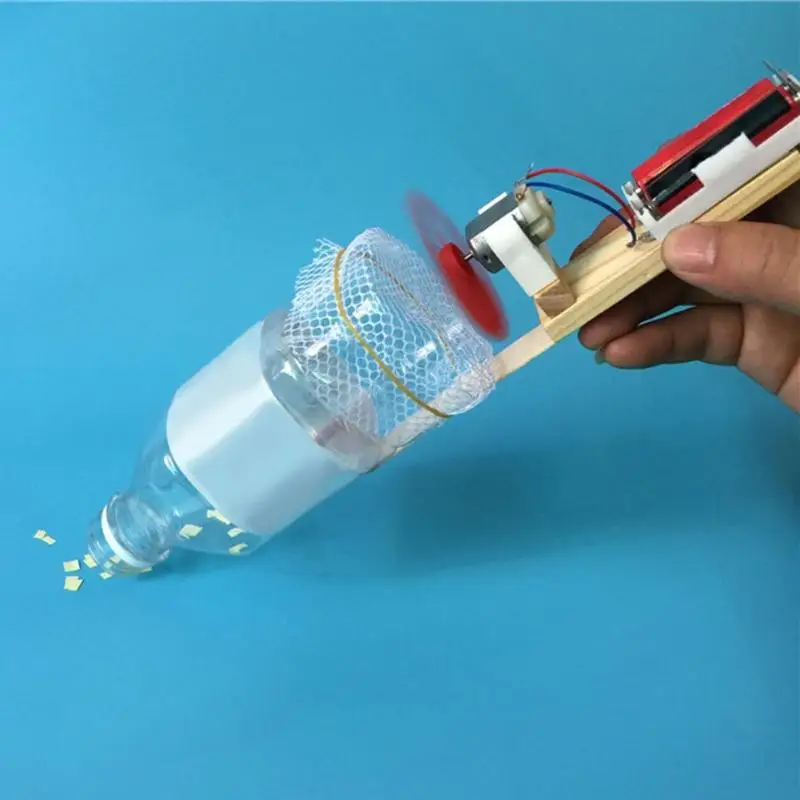 DIY пылесос собранные пазлы научный эксперимент развивающая забавная мини модель