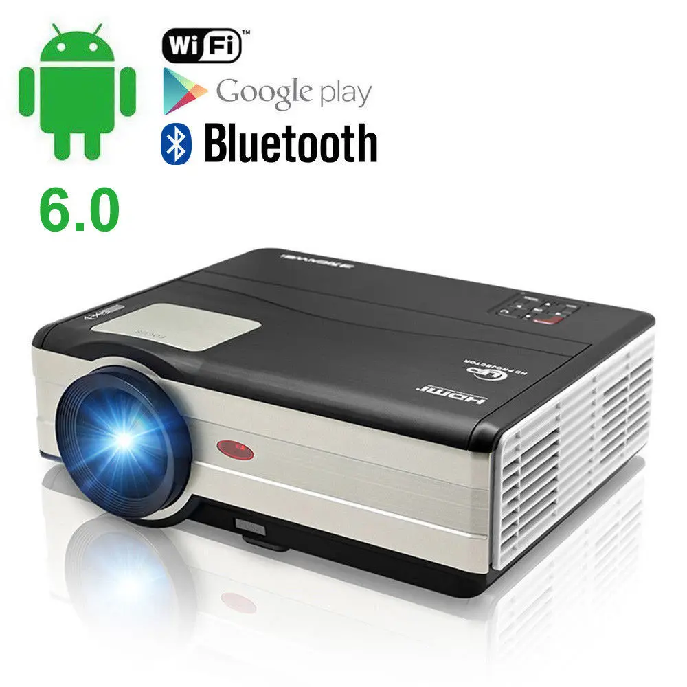 CAIWEI LCD LED Projector Digital Android WiFi Proyector Home Theater Beamer mirror screen Movie Audio Video TV Support HD 1080P CAIWEI LCD LED Projector Digital Android WiFi Proyector Home Theater Beamer mirror screen Movie Audio Video TV Support HD 1080P