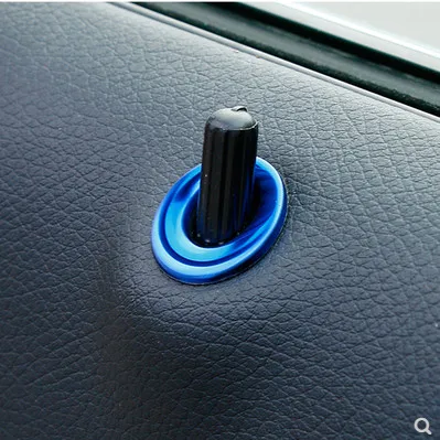 

4 pcs Door Lock Ring Trim For Mercedes Benz CLA/ GLA / A / B Class2015-2018