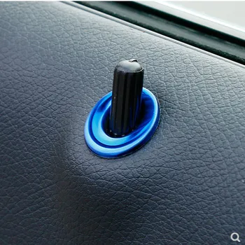 

4 pcs Door Lock Ring Trim For Mercedes Benz CLA/ GLA / A / B Class2015-2018