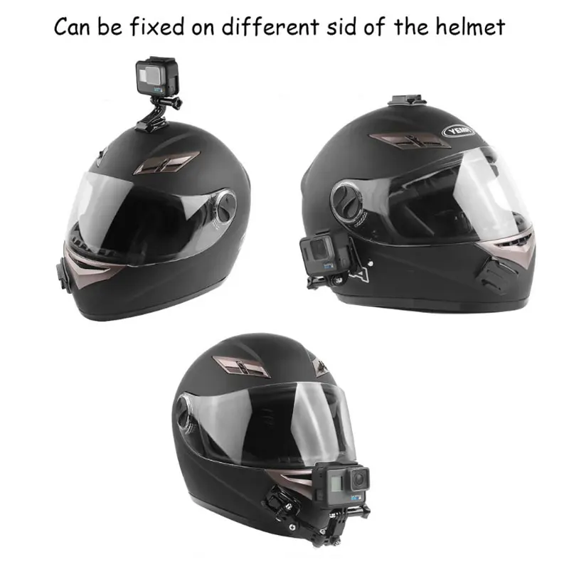 Мотоциклетный шлем подбородка крепление держатель для Gopro 7/6/5 SJ4000/SJ7/SJ8 для xiaomi yi 4k для sony Экшн-камера для занятий спортом, с креплением на руку
