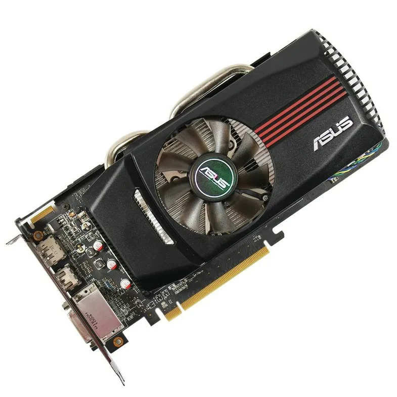 Б/у Видеокарта ASUS оригинальная HD6850 1 ГБ 256Bit GDDR5 видеокарты для ATI Radeon HD 6850 используемые карты HDMI DVI