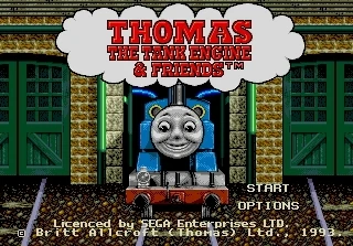 Игровой картридж Thomas the Tank Engine &amp Friends - 16 бит MD для консоли MegaDrive Genesis | Электроника