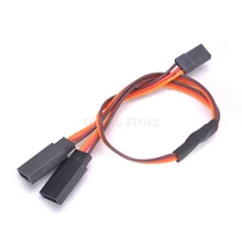 10pc 10/15/20CM 26AWG Servo Extension Lead JR plug Male to Male 3 pin Wire Cable