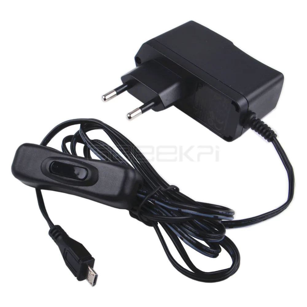 Адаптер питания GeeekPi Raspberry 5 в 2 5a штепсельная вилка стандарта