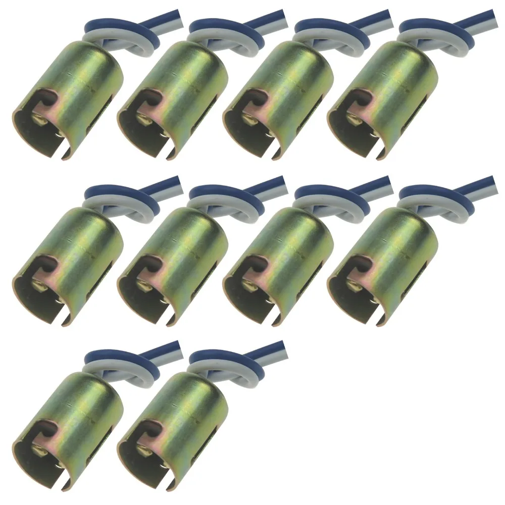 20934 10X 1157 Universal Car Adapter Wiring Sockets Light Lamp Sockets
