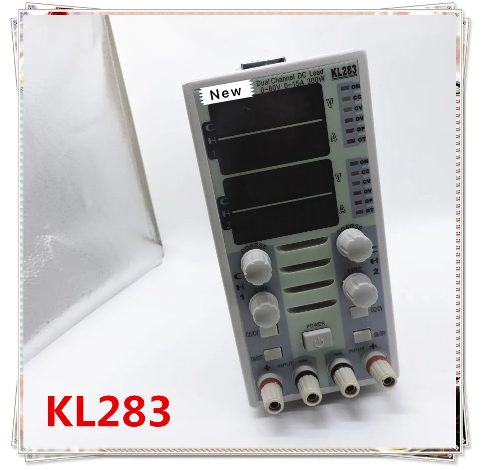 

NEW&ORIGINAL For KUNKIN KL283 Double channel DC Electronic load meter LED driver DC Tester 300W 220V