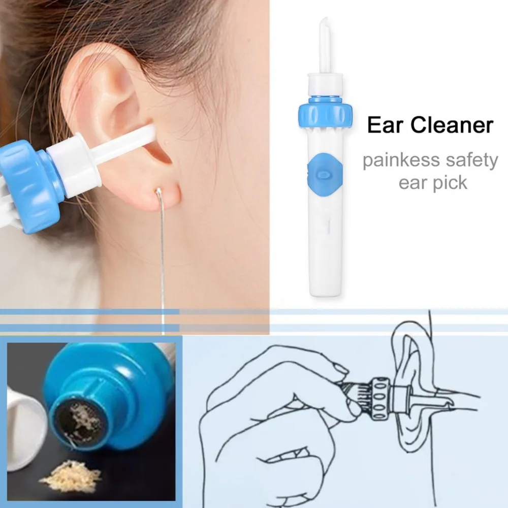 

Strong Vibration Suction Health Smart Swabs Ear Care Ear Cleaner Suction Vibration Ear Cleaning Earwax Removal I-ears
