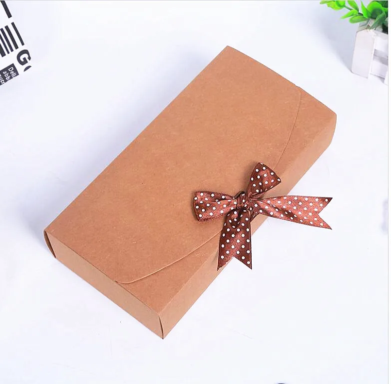 Large Brown Perfume Cosmetics Box For Gift Packing,kraft Paper Gift Box