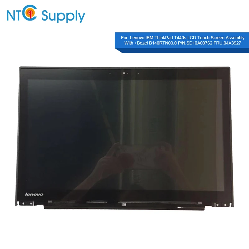 MEIHOU для Lenovo IBM ThinkPad T440s LCD сенсорный экран в сборе с + ободком B140RTN03.0 P/N: SD10A09762 FRU 04X3927