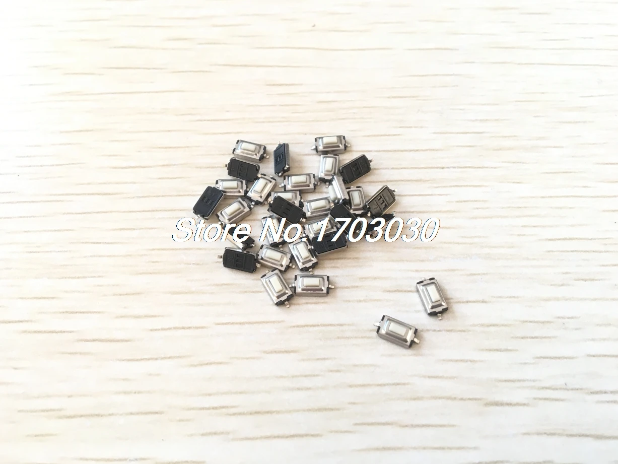 

100 Pcs Momentary Tact Tactile Push Button Switch SMD SMT PCB 2 Pin 3 x 6 x 2.5mm