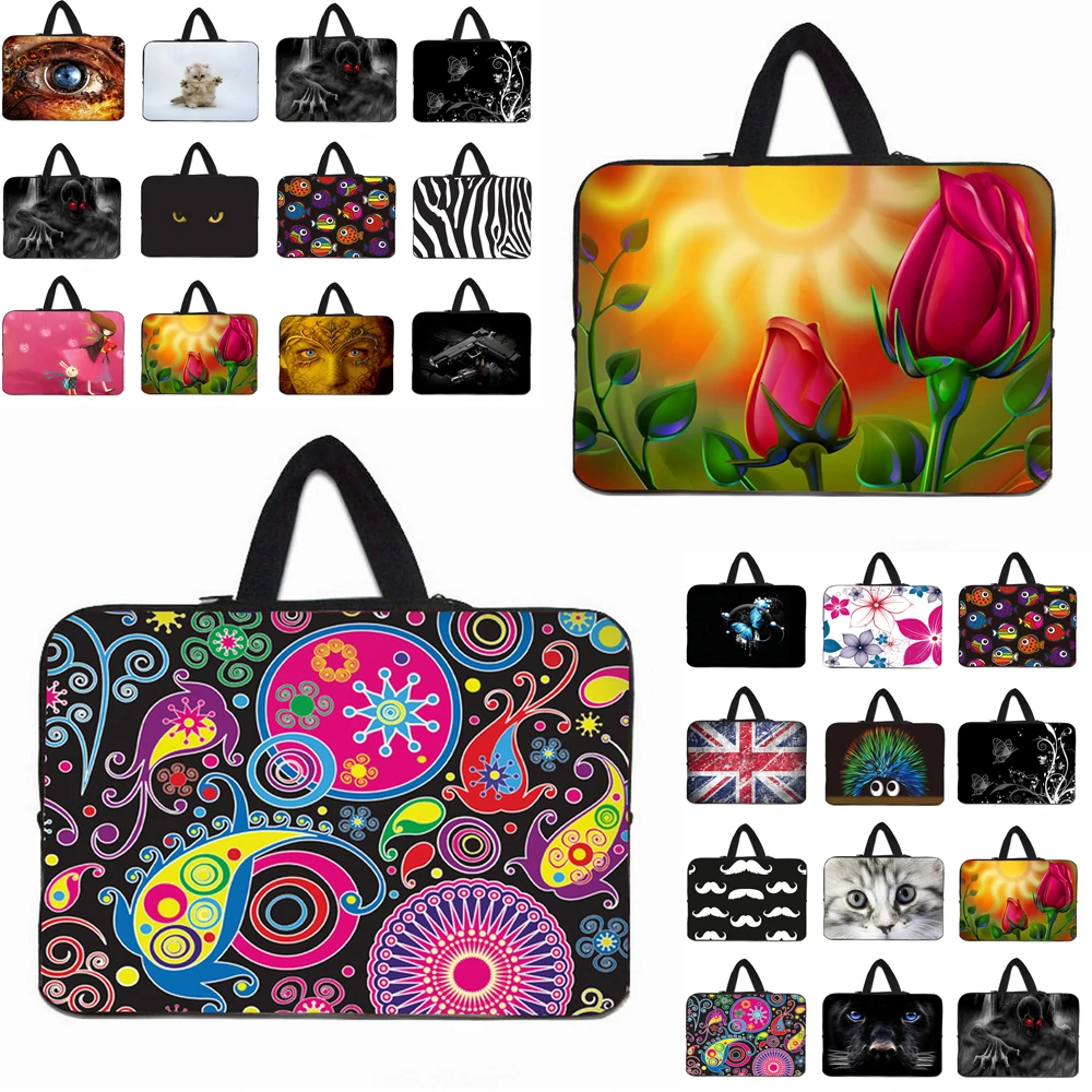 

Viviration 9.7" 10.1 11.6 12 13.3 14 15.6 17.3 inch Laptop Notebook Pouch Cover Bags Computer Carry Cases Fashion Protector Hot
