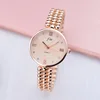 JW-montre de luxe en cristal, en or Rose, Bracelet à Quartz pour femmes, mode ► Photo 2/6