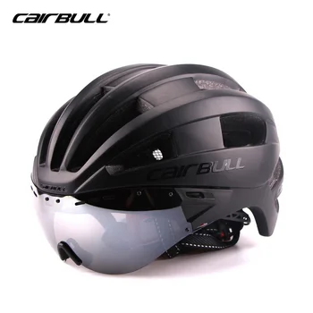 

CAIRBULL Cycling Helmet Goggles Bicycle Helmet Men Women Bike Helmets MTB Lens Helmets Road Safety Sport Cycling 16 Vents M&L