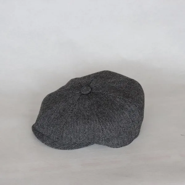Береты, полосатая Шерстяная кепка, восьмиугольная кепка, весенне-осенняя модная мужская шапка с узором в елочку, для путешествий, на открытом воздухе, берет живописца