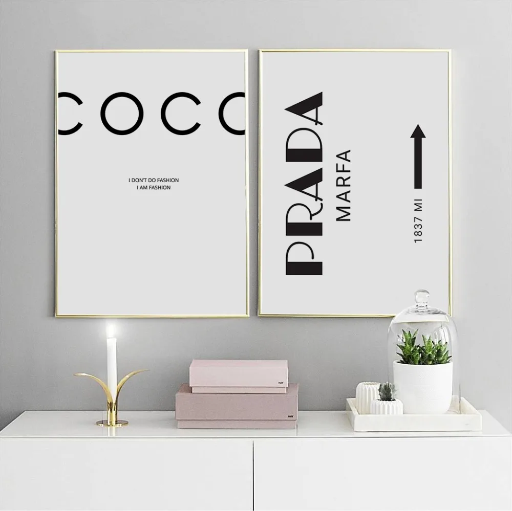 

Scandinavian Decor I don't do fashion Nordic Art Decor Posters and Prints Wall Picture for Living Room Wall Art Canvas Print