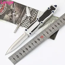 Lange Micro MT прототип складной нож D2 лезвие, с алюминиевой ручкой открытый снаряжение Тактический Кемпинг Охота EDC инструмент кухонный нож