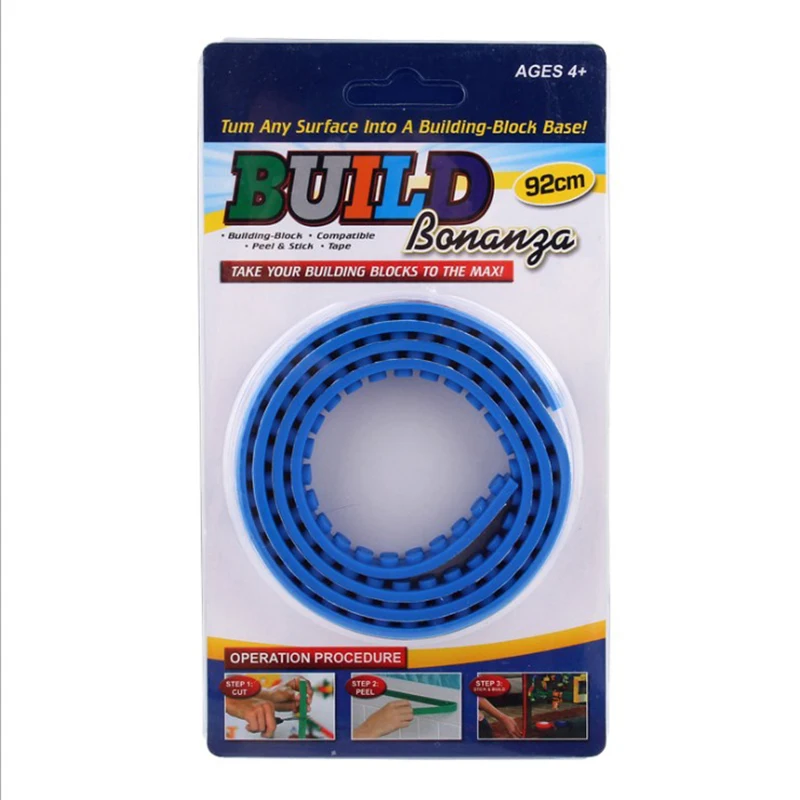 Plaque Legoed 90CM 2X115 Dots Plastic Loops Blocks Lepin Toy Adhesive Plastic Tape Kids Adults DIY Building Blocks Base Plate Plaque Legoed 90CM 2X115 Dots Plastic Loops Blocks Lepin Toy Adhesive Plastic Tape Kids Adults DIY Building Blocks Base Plate