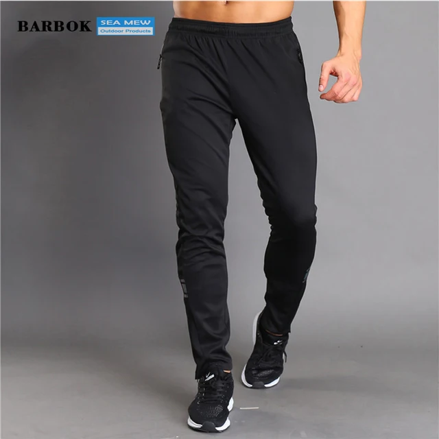 BARBOK Sports Running Pants Men's Striped Breathable Fitness Training