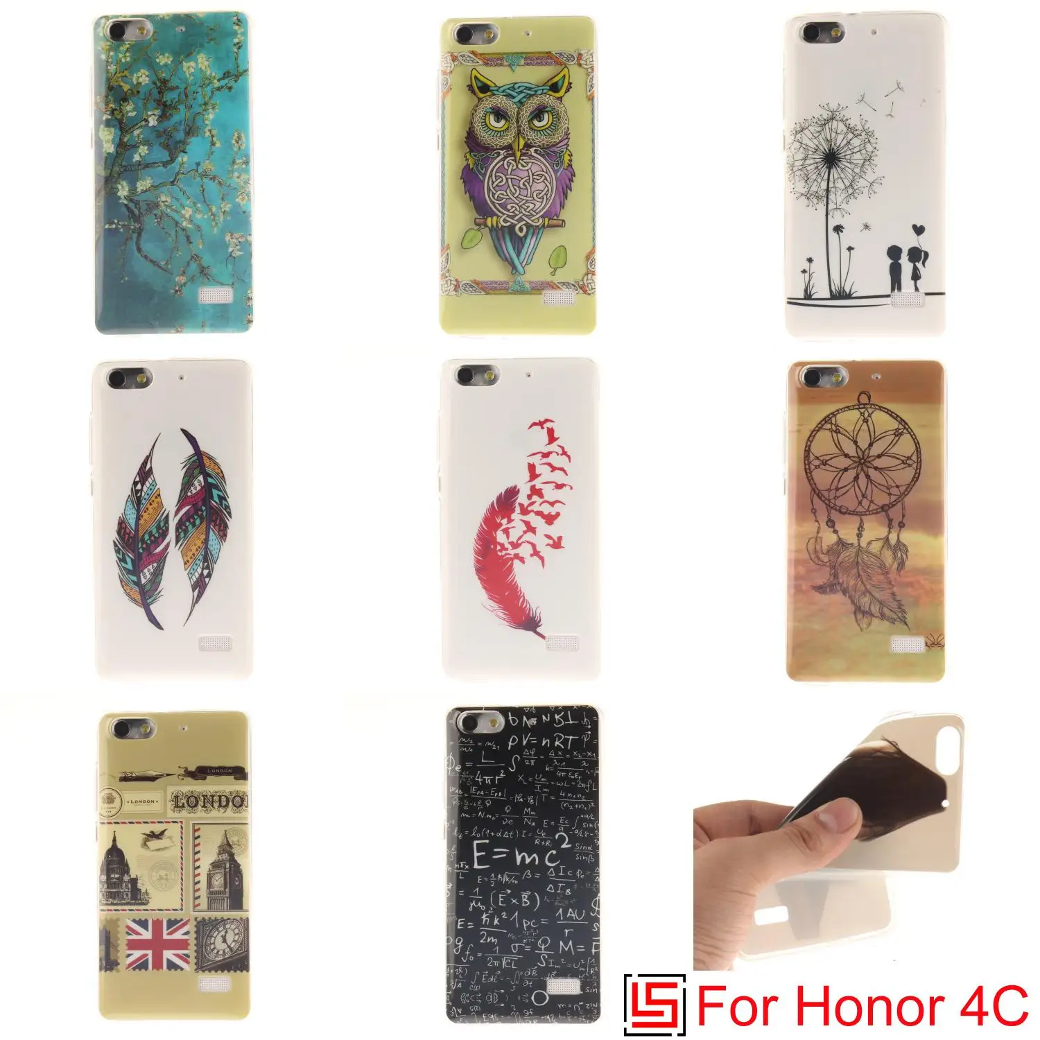Ultra Thin TPU Silicone Soft Phone Mobile Case caso capinha Cover Cove For Huawei Hawei Huawe Huaewi Honor 4C Honor4c 4 C |