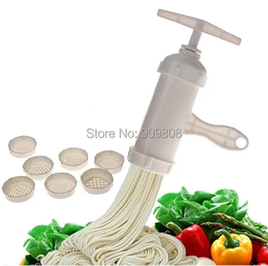 50 X Free Shipping MINI Noodle maker with 7 Mouldsin Pasta Machines & Attachments from Home