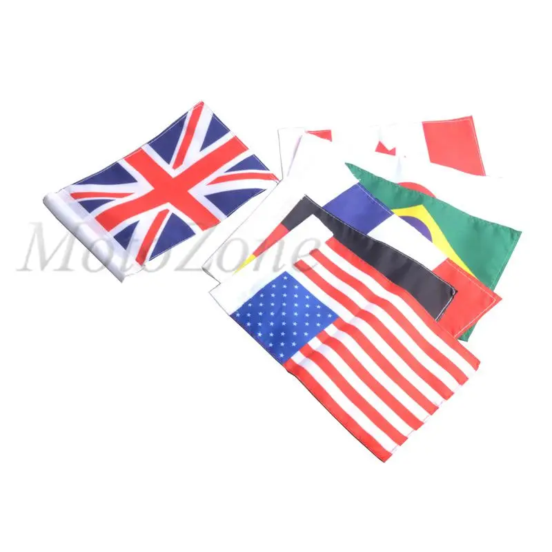 

Universal Motorcycle American Flag 6" x 9" Flag For 3/8" Flag Mount Poles