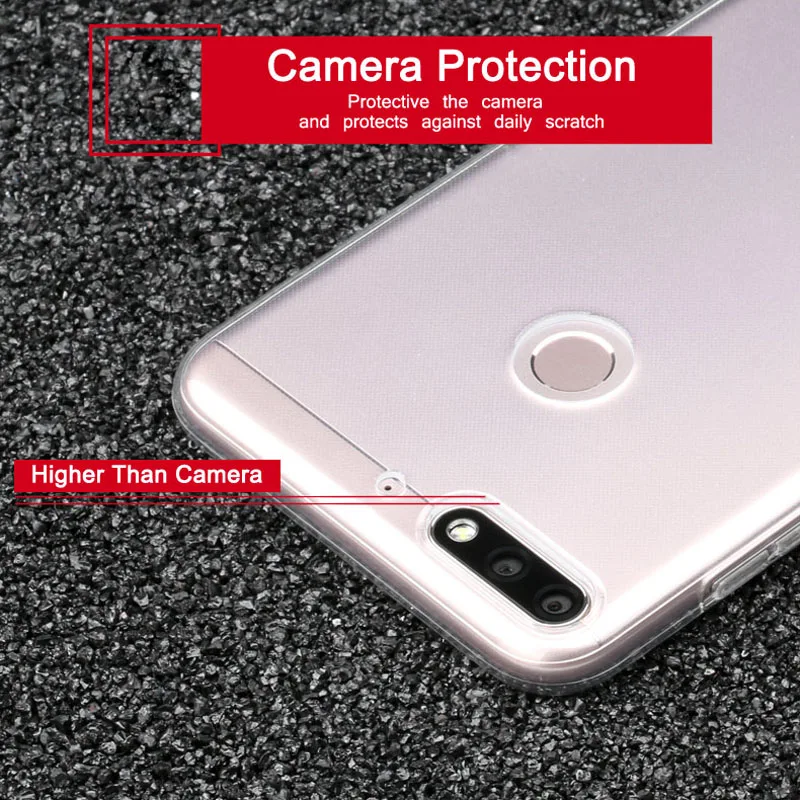 GodGift huawei Honor 7A Pro Чехол роскошные прозрачный силиконовый чехол на honor 7 a pro Телефон