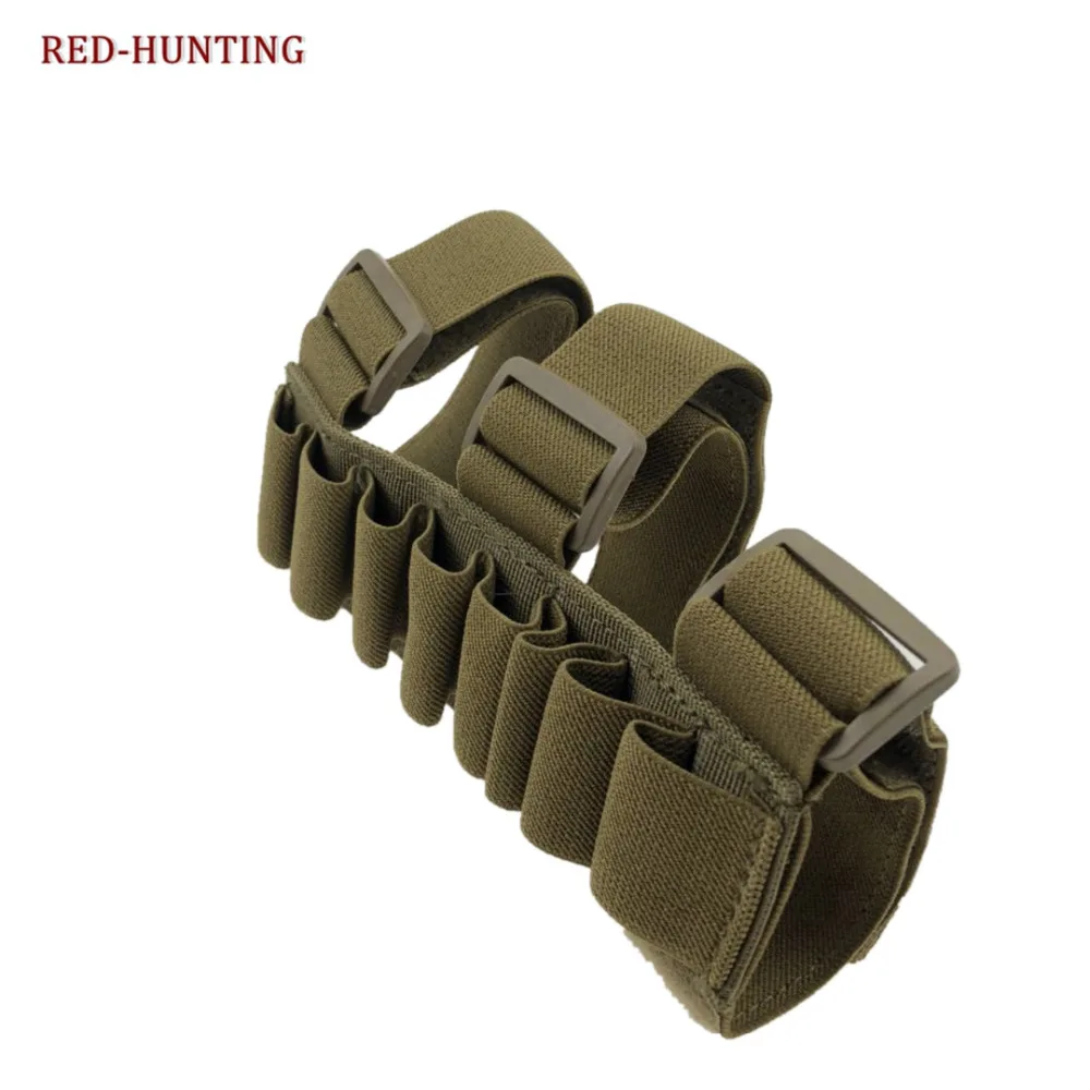 

Hunting Ammo Bags tactical bag 8 Rounds Shells Reload Carrier Holder Pouch Shooter Forearm Sleeve Mag Pouch airsoft m4 bandolier