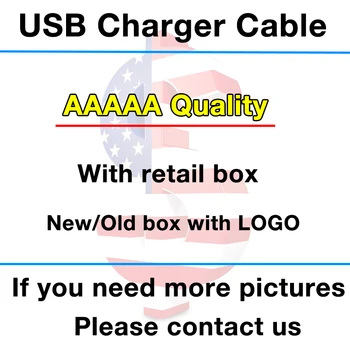 

1000pcs/lot OD:3.0mm 1m/3ft USB Data Sync Charger Original Cable With metal braid For iphone 5 6 6S 7 plus 8 X XS MAX XR