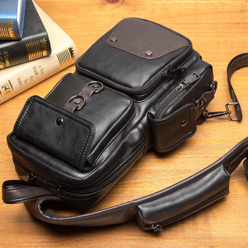 GUMST جلدية Crossbody أكياس للرجال رسول حقيبة صدر للرجال 2019 جديد الأزياء حقيبة عادية للماء بو حقائب كتف واحدة GUMST جلدية Crossbody أكياس للرجال رسول حقيبة صدر للرجال 2019 جديد الأزياء حقيبة عادية للماء بو حقائب كتف واحدة