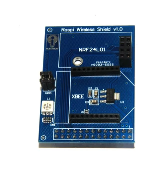 

Wireless Rapspberry Pie Rpi Shield Board For Raspberry Pi Support Zigbee Xbee NRF24L01 NRF24L01+ RFM12B-D DIY RC Toy