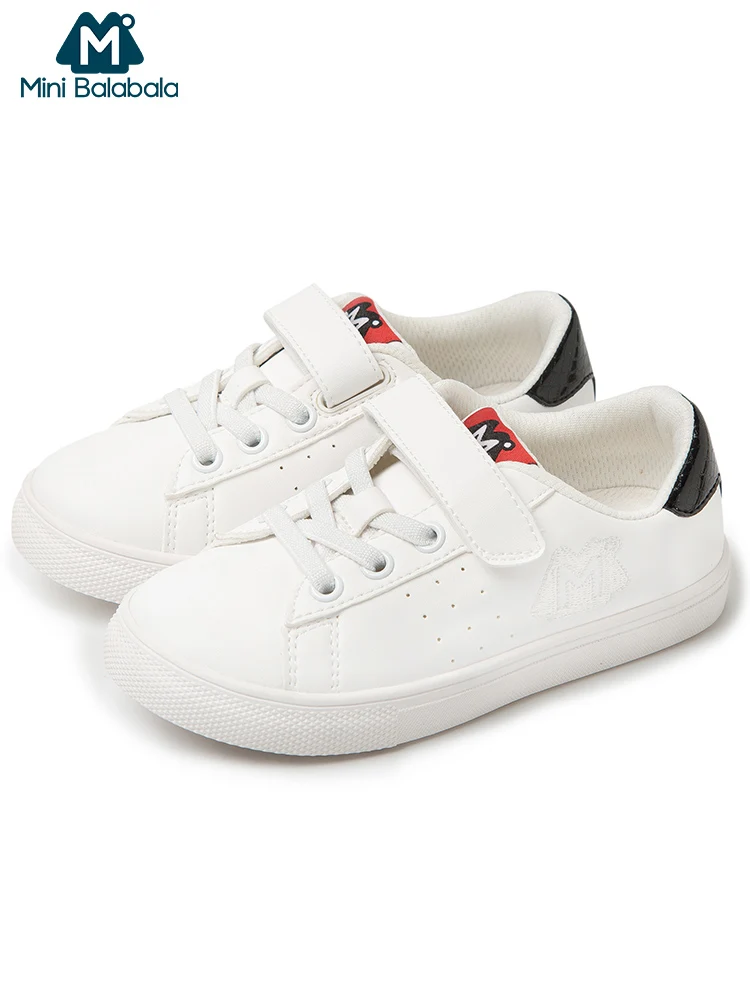 

Mini Balabala Kids Casual Sneakers Shoes Children Toddler Boy Girl Trainers Shoe Footwear Shoe with Hook&Loop Fastener Anti-skip