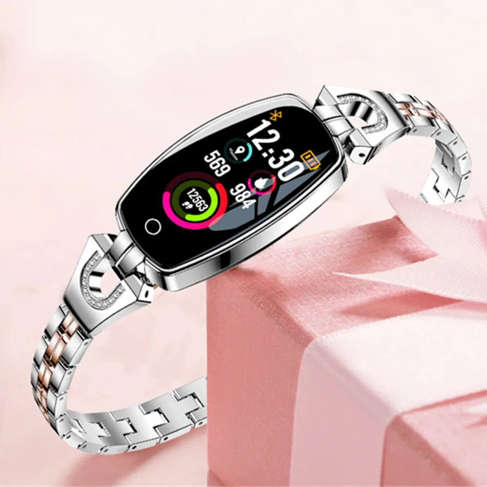 H8 Luxury Smart Watch Heart Rate/Blood Pressure Monitor Women Lady