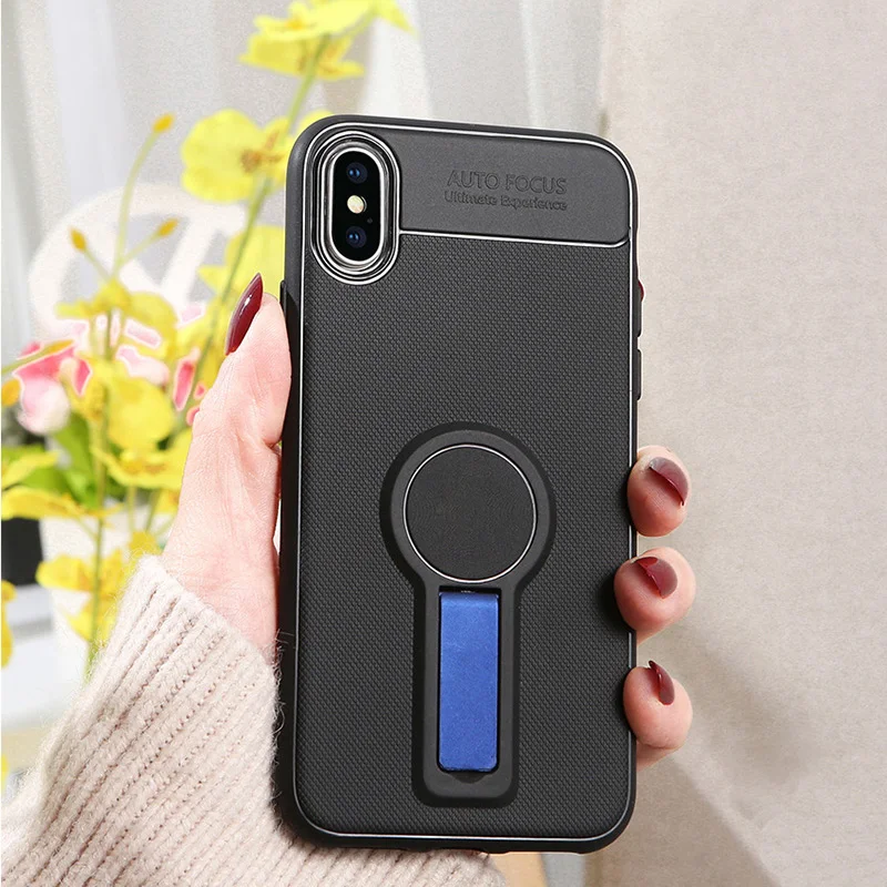 Чехол для iPhone X XR Xs Max автомобильный держатель подставка с магнитным креплением