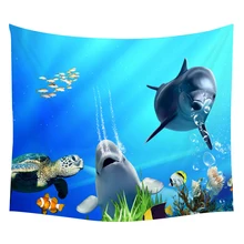 

Pumelo Tree Tapestry Wall Hanging Polyster Marine Organism Decorative Tapestries Hanging Wall Decor Beach Throw Table Runner