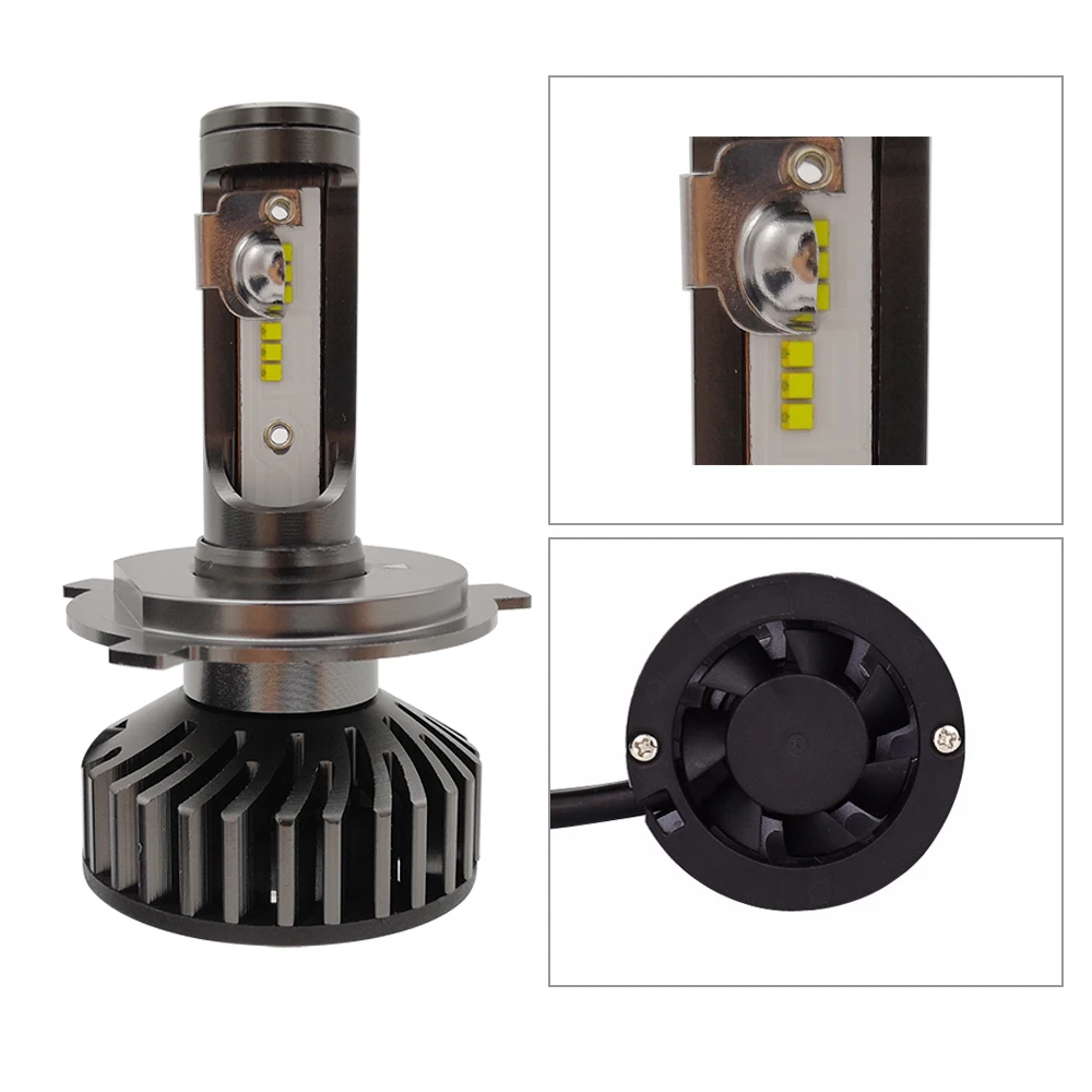 Светодиодные лампы для автомобильных фар H1 H3 H7 H11 9005 HB3 9006 HB4 ZES|Передние LED-фары
