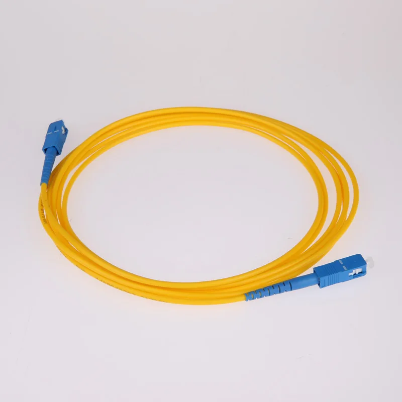 SC к волоконно оптический перемычка UPC одномодовый 9/125um Simplex 3 5 10 15 20 m ftth Фабричный